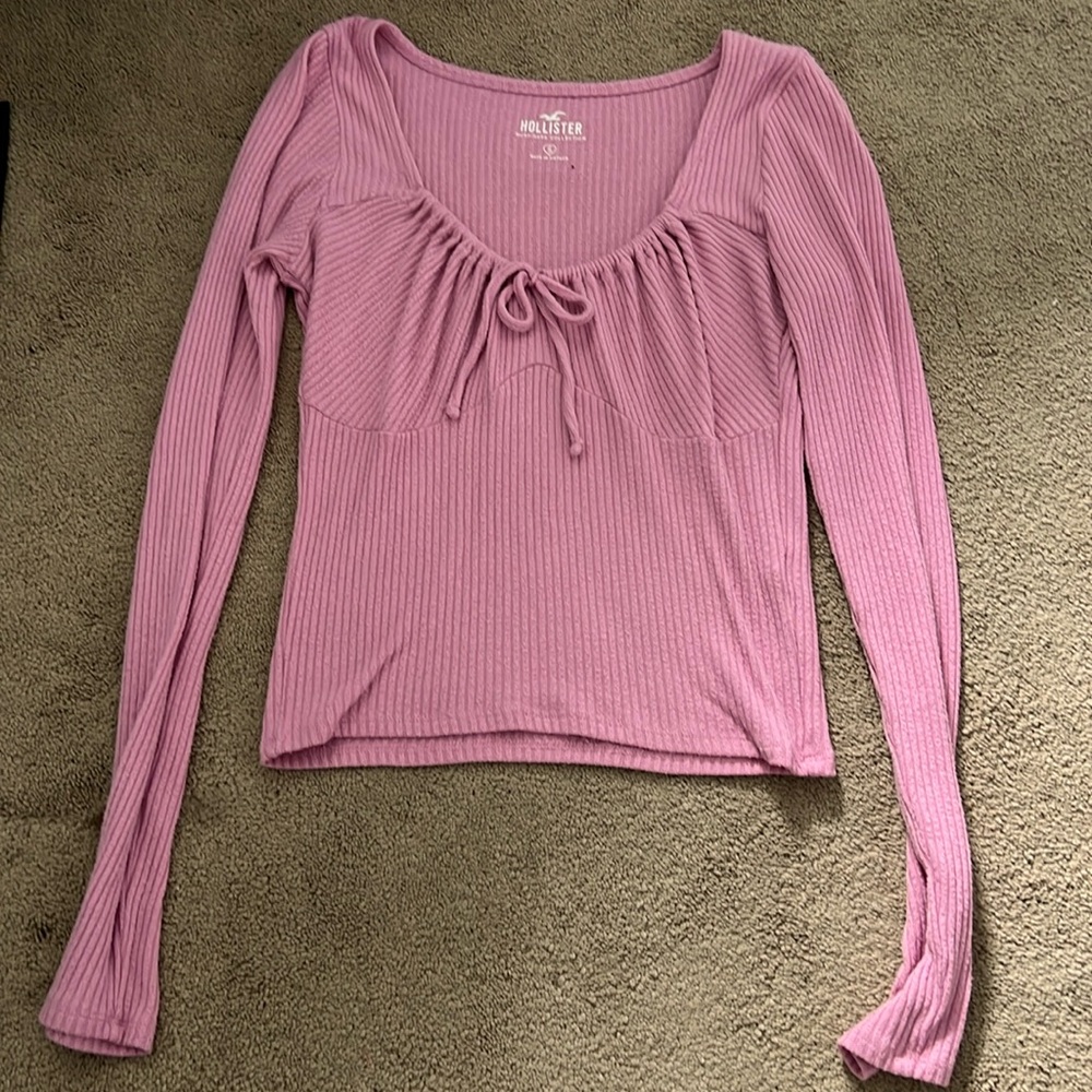Holister Co. Women’s Pink Long Sleeve
